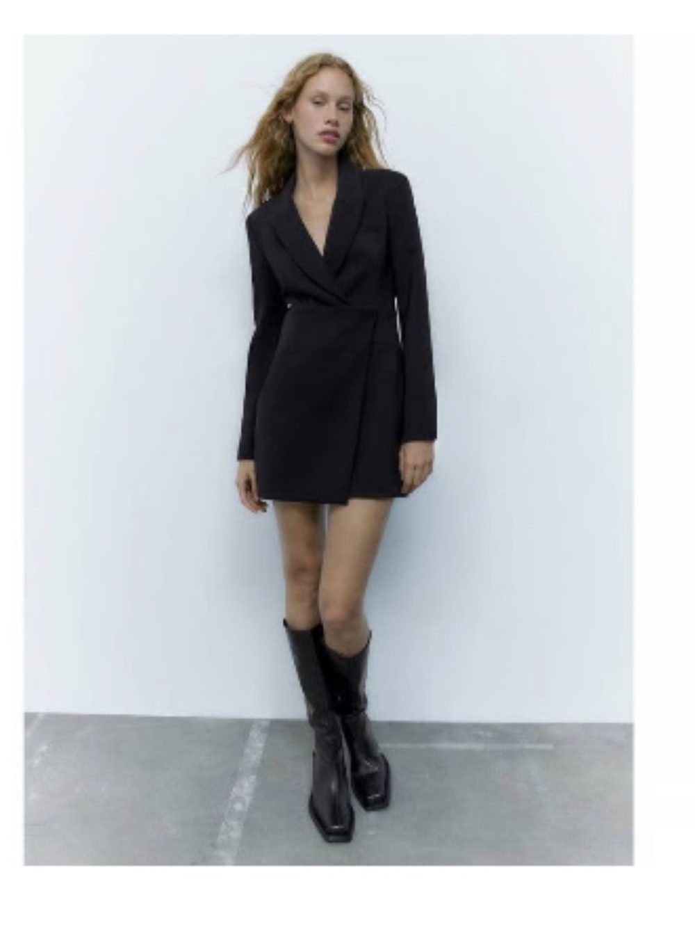 Zara Black Blazer Mini Dress